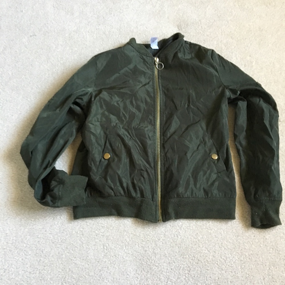 girls BEAUTY windbreaker zip up jacket